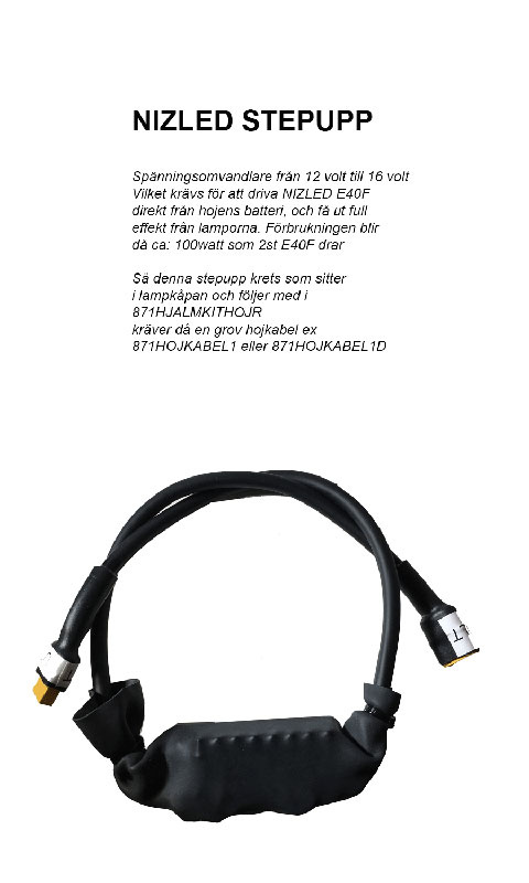 TM Racing 2020-2025, weiß, warmweiß 1xE40F5K (50 W) Lampenmaske