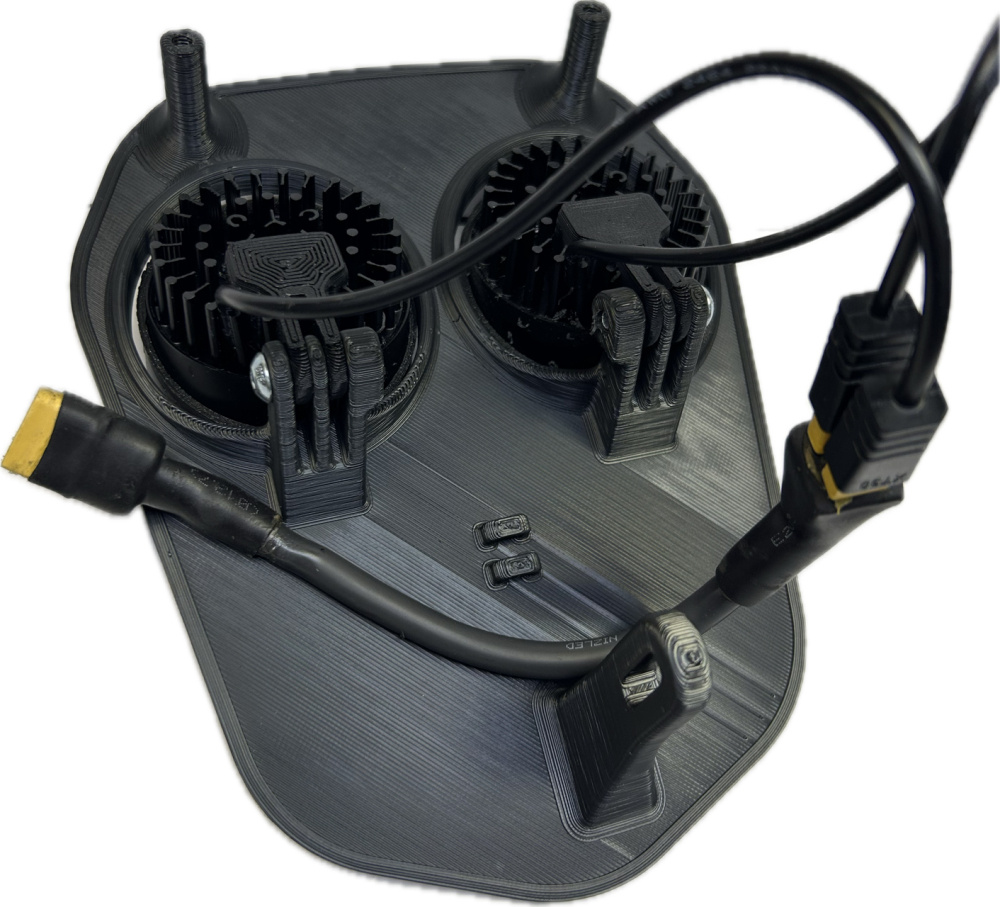 Doppelscheinwerfer warmweiß 80 W Triumph 2024-, weißer Aufkleber, 2xE405k NIZLED