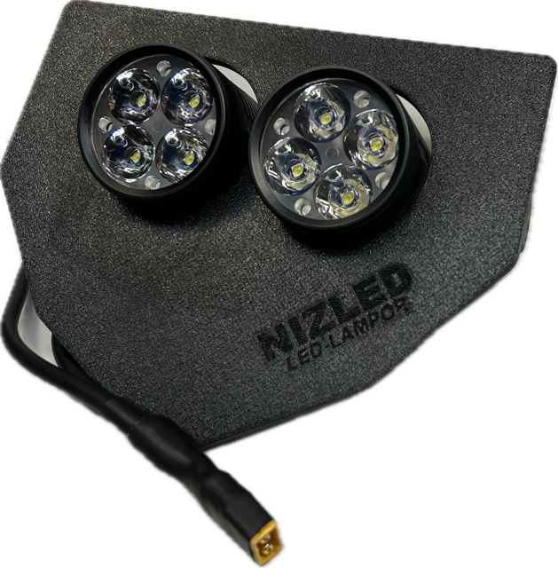 Doppelte Halterung 80 W Yamaha WR 2019-2023, NIZLED 2xR40DRL