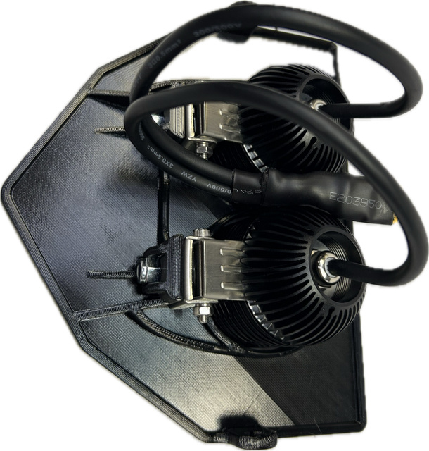 Doppelte Halterung 80 W Yamaha WR 2019-2023, NIZLED 2xR40DRL