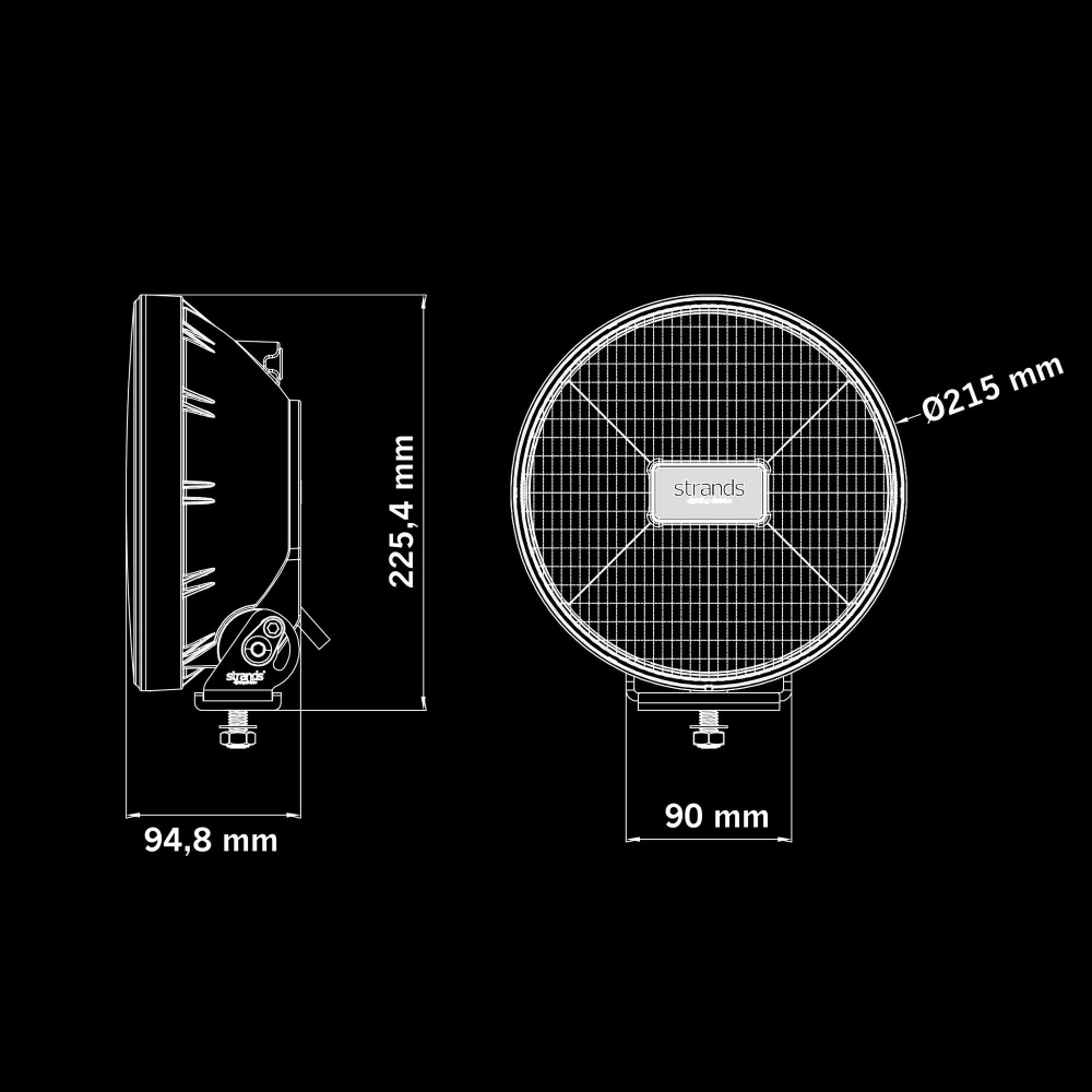 Strands IZE LED OG Zusatzscheinwerfer 9