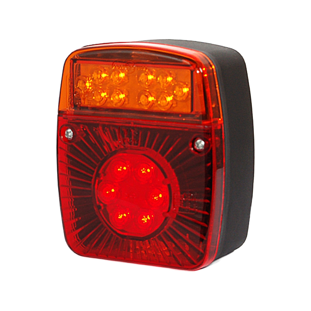 Strands Rückleuchte 3-Kammer LED 12/24V, Schluss/Brems/Blinker
