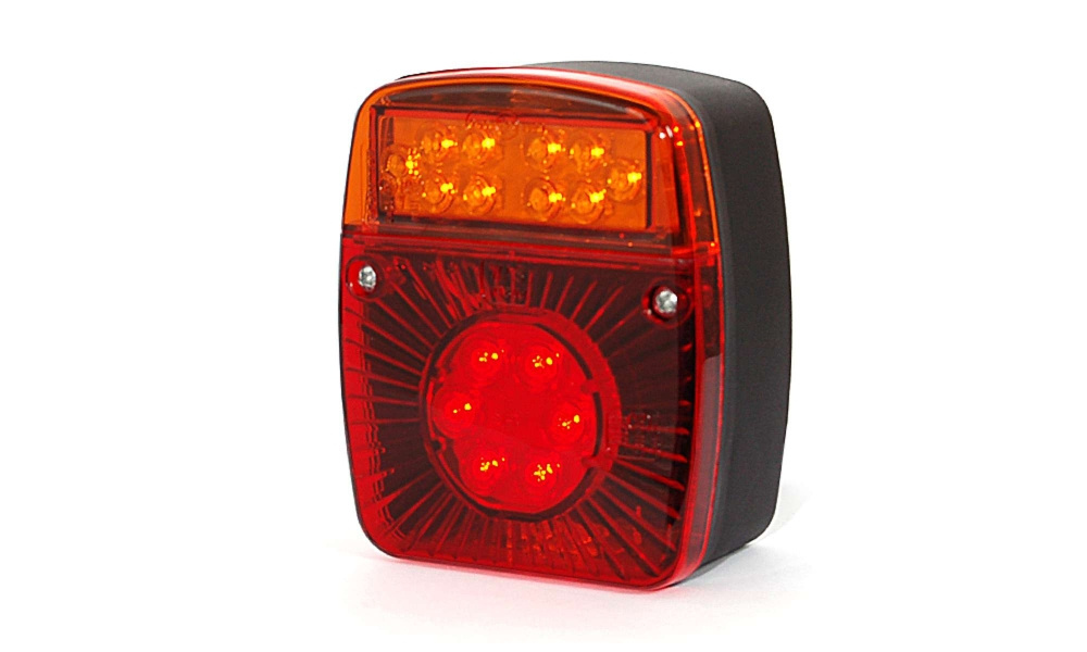 Strands Rückleuchte 3-Kammer LED 12/24V, Schluss/Brems/Blinker