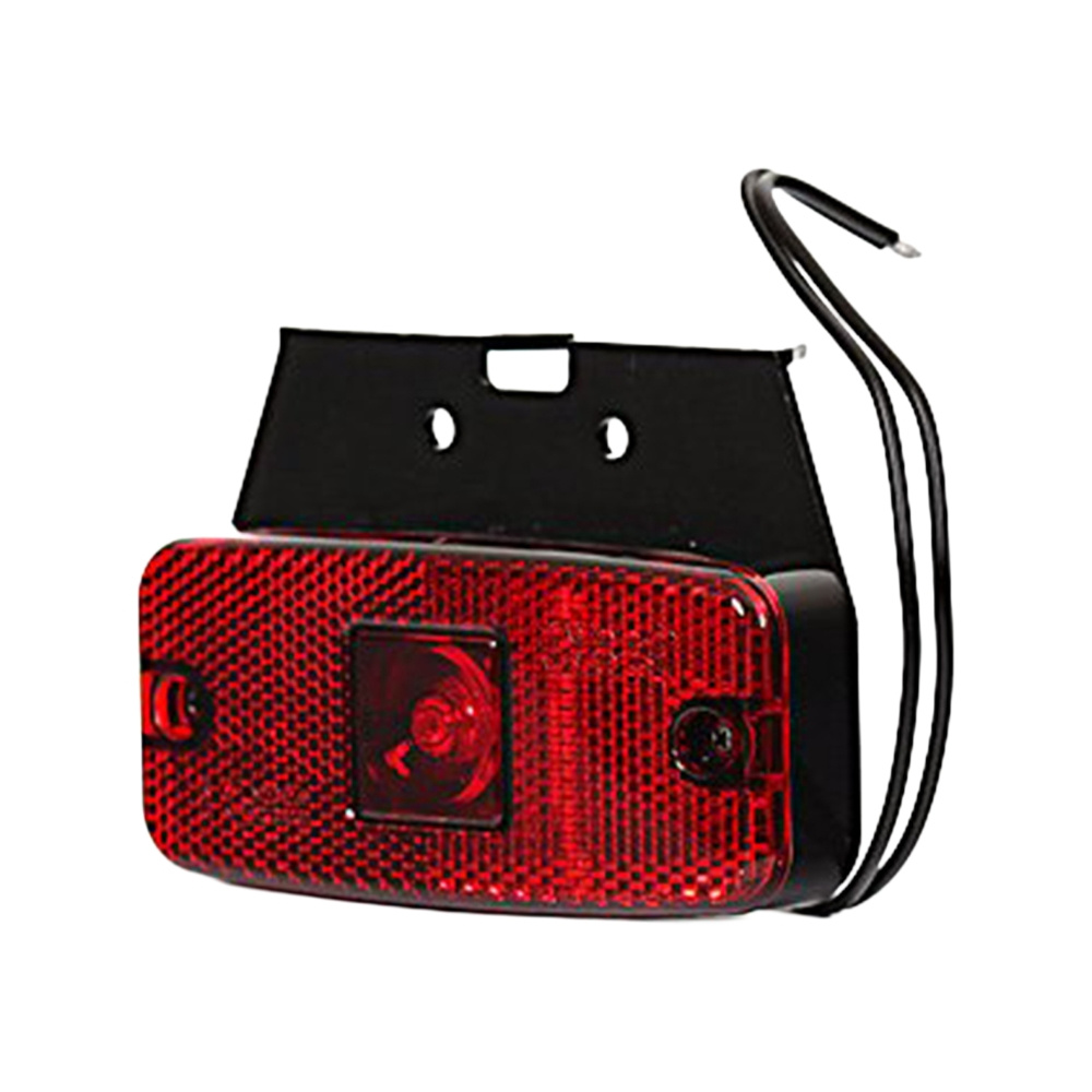 Strands Positionsleuchte LED 111X50Mm rot.12-24V, 12-24V E-geprüft