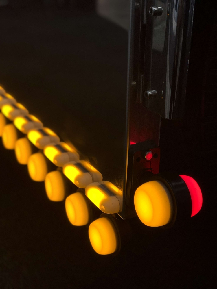 Strands Neon 3 LED orange, 12-24V, E-geprüft
