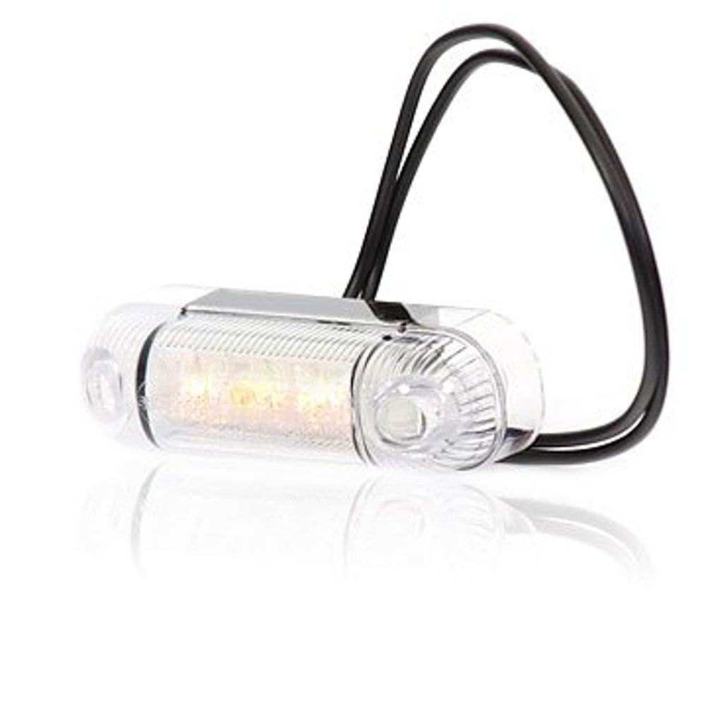 Strands Seitenmarkierungsleuchte 3 LED orange, 12-24V, E-geprüft