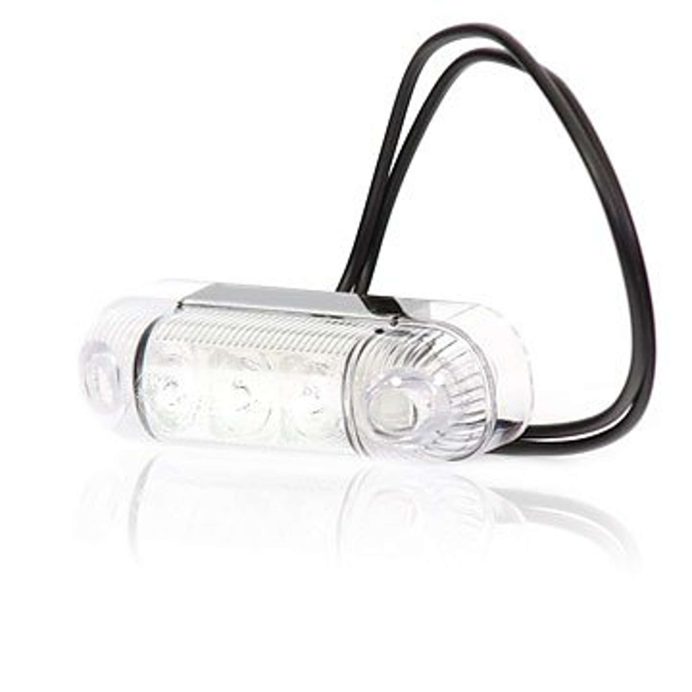 Strands Positionslicht 3 LED weiß, 12-24V, E-geprüft