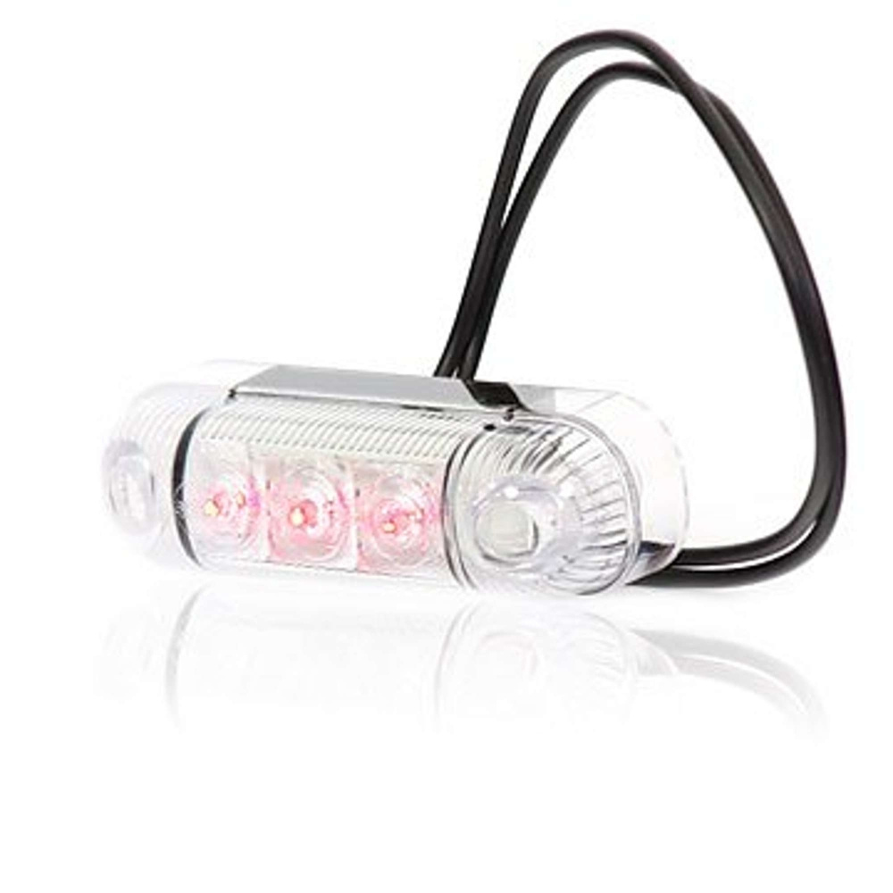 Strands Positionslicht 3 LED rot, 12-24V, E-geprüft