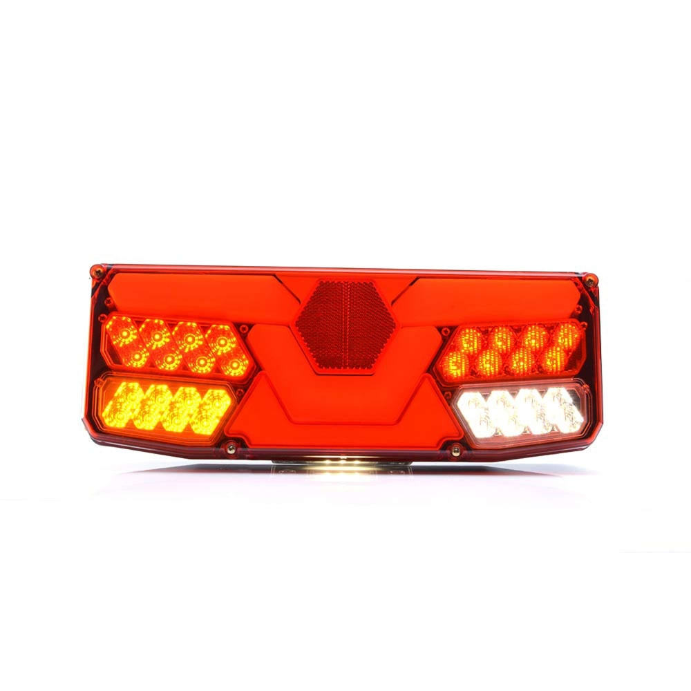 Strands Rückleuchte 5-Kammer LED Auto links, mit NS-Beleuchtung nach unten 12/24V