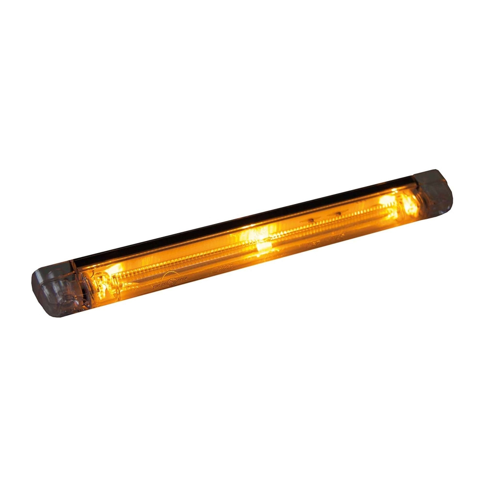 Strands faseroptische Seitenmarkierungsleuchte orange, 12-24V, E-geprüft