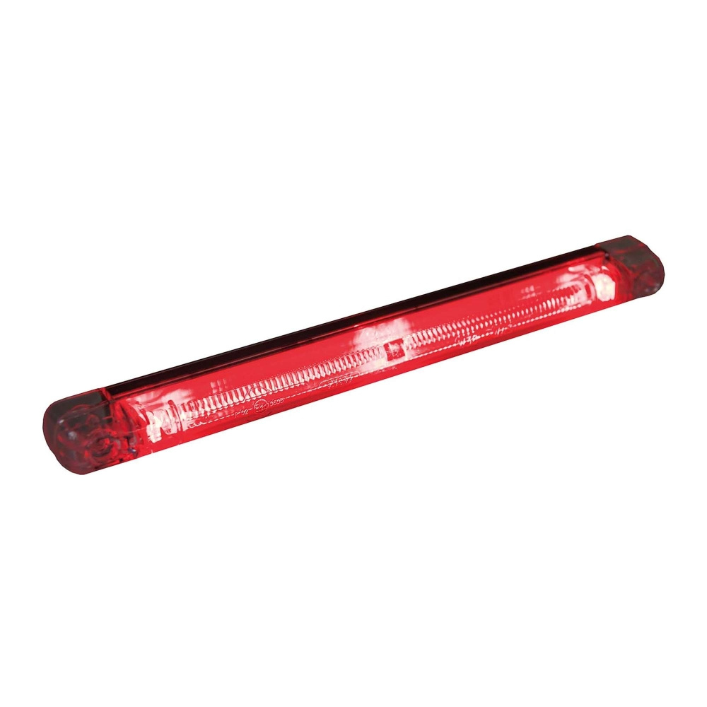 Strands faseroptisches Positionslicht rot, 12-24V, E-geprüft