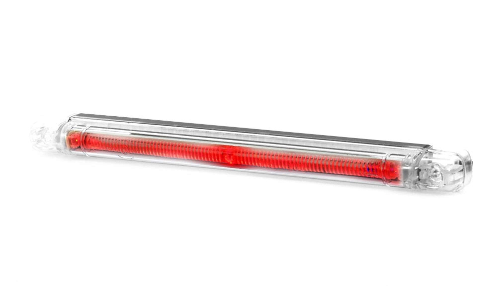 Strands faseroptisches Positionslicht rot, 12-24V, E-geprüft