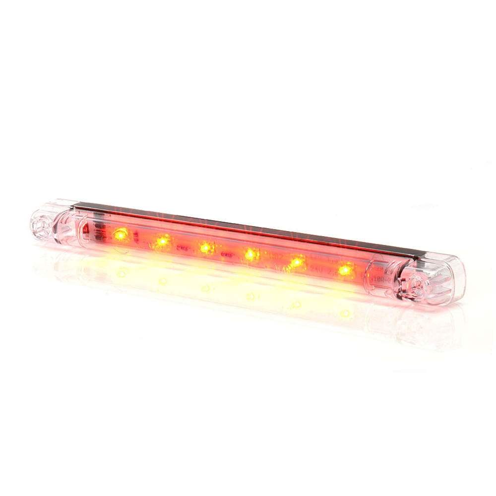 Strands Glasfaser-Bremslicht, klare Linse 237 mm