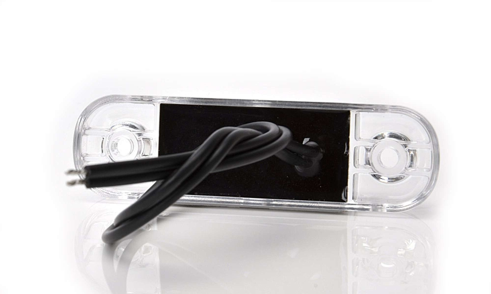 Strands Positionsleuchte Weiß Slim 3 LED, 9-36V IP68. E-geprüft.