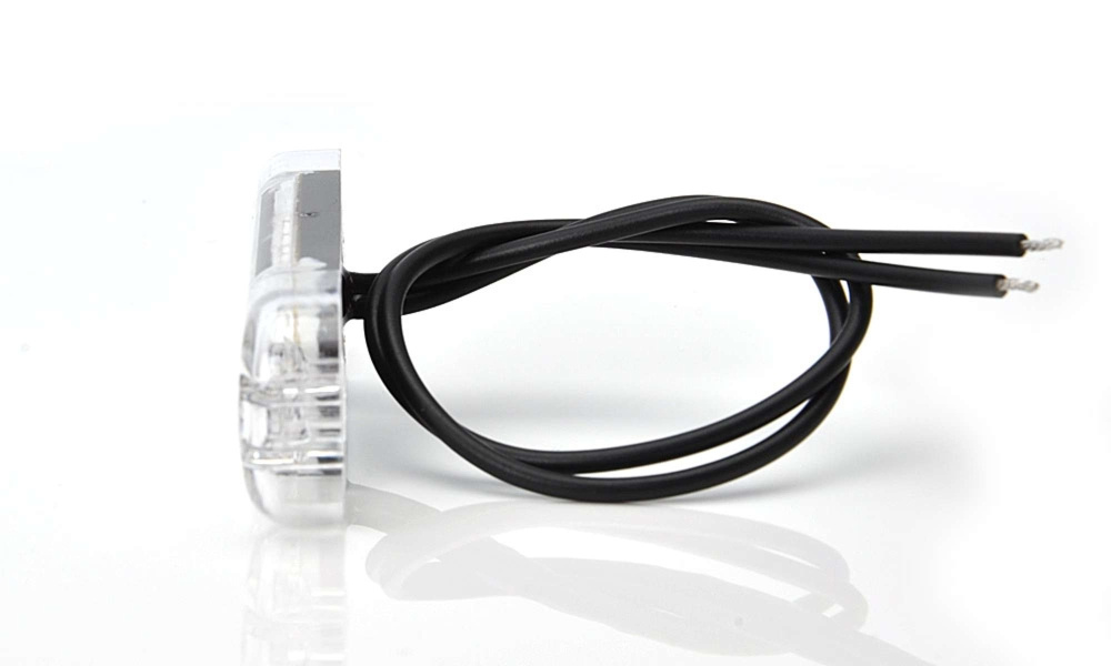 Strands Positionsleuchte Weiß Slim 3 LED, 9-36V IP68. E-geprüft.
