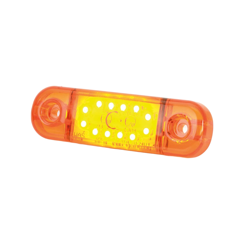 Strands Seitenmarkierungsleuchte Slim 12 LED, 9-36V IP68. E-geprüft.