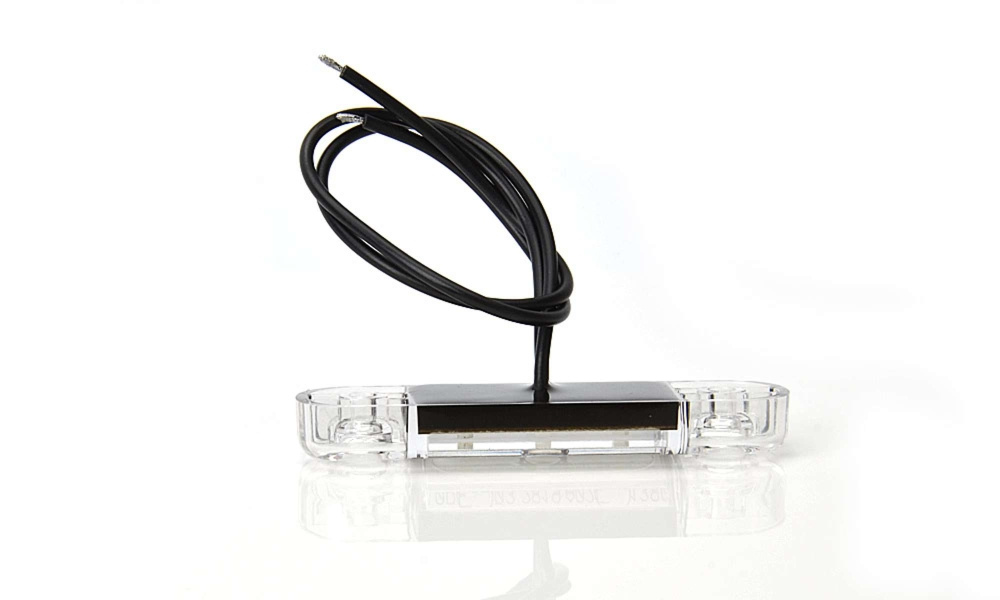 Strands Positionsleuchte Weiß Slim 12 LED, 9-36V IP68. E-geprüft.