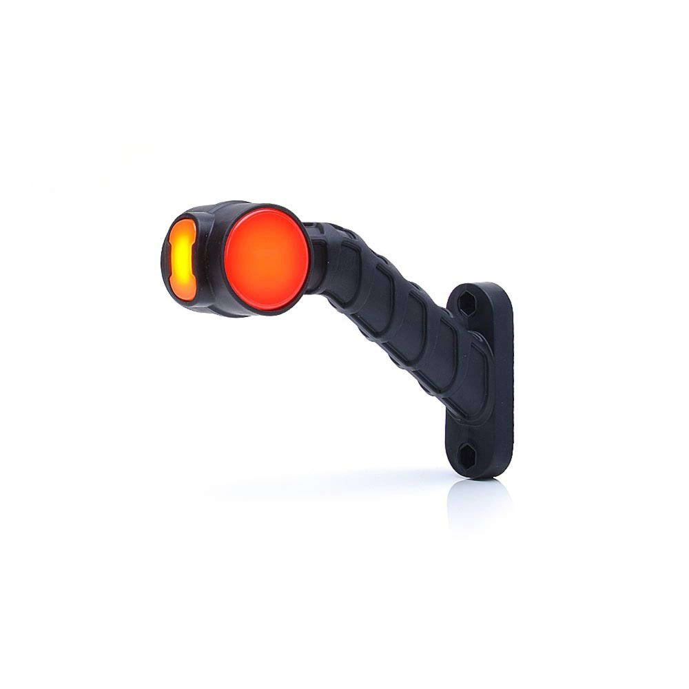 Strands langer Gummiarm 12-24V LED, L:189 mm H:140 mm B:55 mm Weiß,Orange,Rot