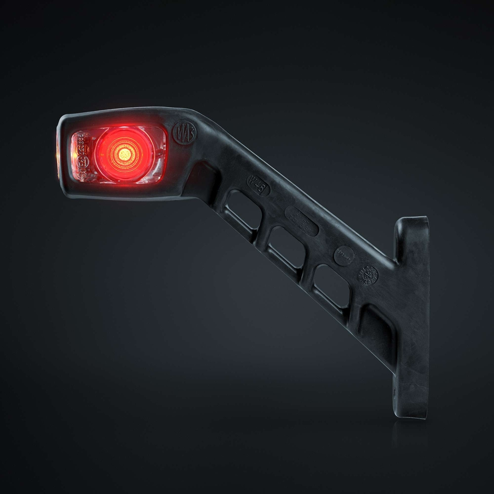Strands langer Gummiarm LED links