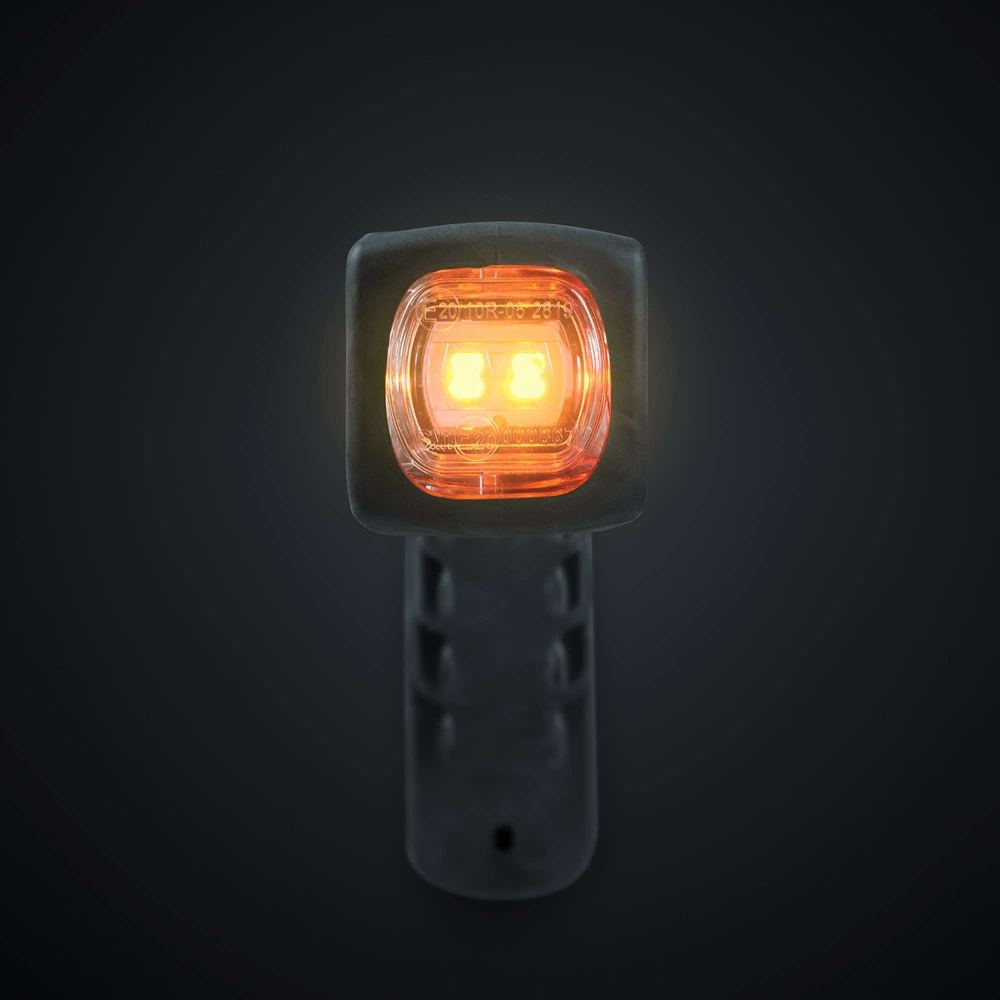 Strands kurzer Gummiarm LED links