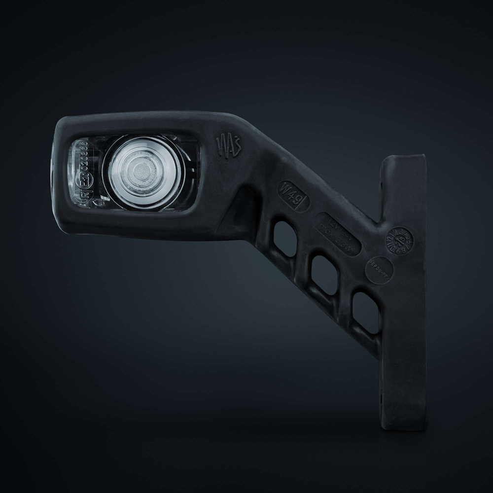Strands kurzer Gummiarm LED links
