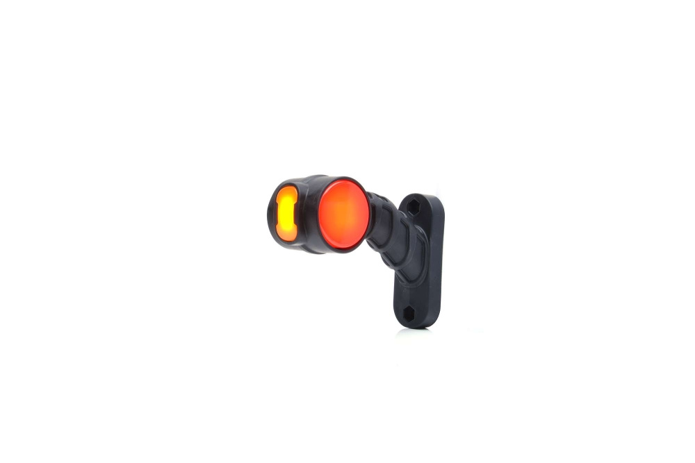 Strands kurzer Gummiarm LED 12-24V, L:134 mm H:108 mm B:55 Weiß,Rot,Orange