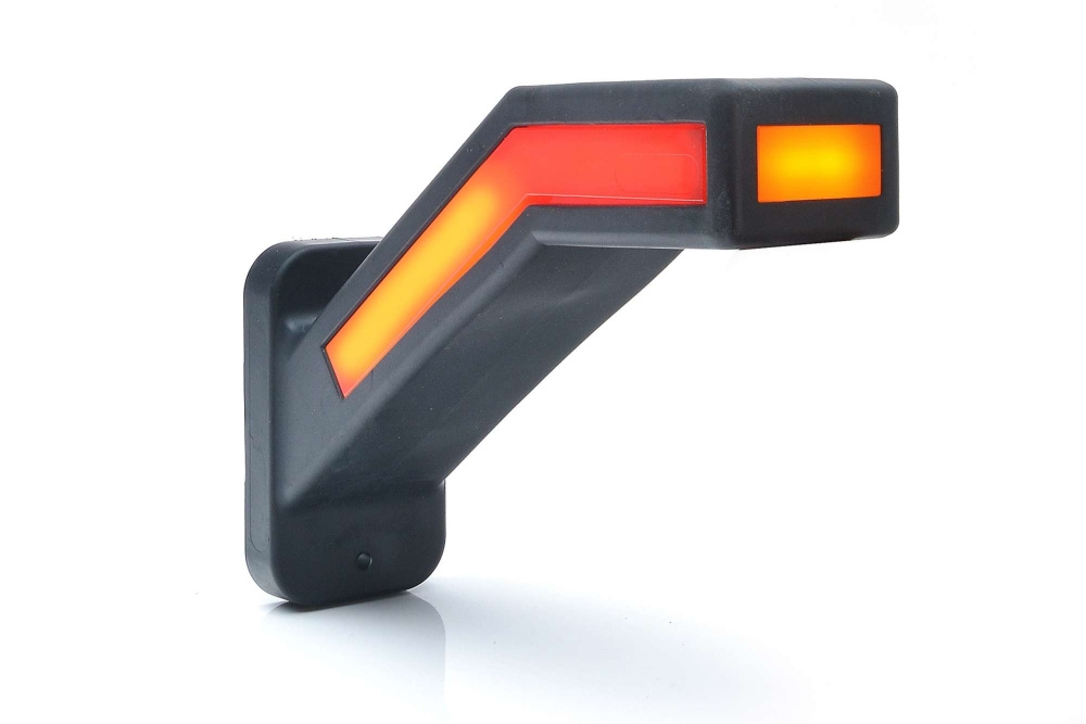 Strands Gummiarm lang rechts - dyn. Blinker, 12-24V DC, IP66/68, E-geprüft
