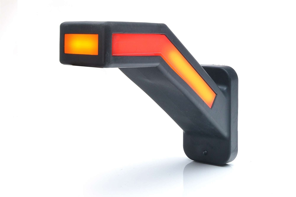 Strands Gummiarm lang links - dyn. Blinker, 12-24V DC, IP66/68, E-geprüft