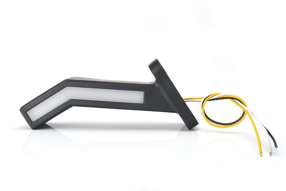Strands Gummiarm lang links - dyn. Blinker, 12-24V DC, IP66/68, E-geprüft