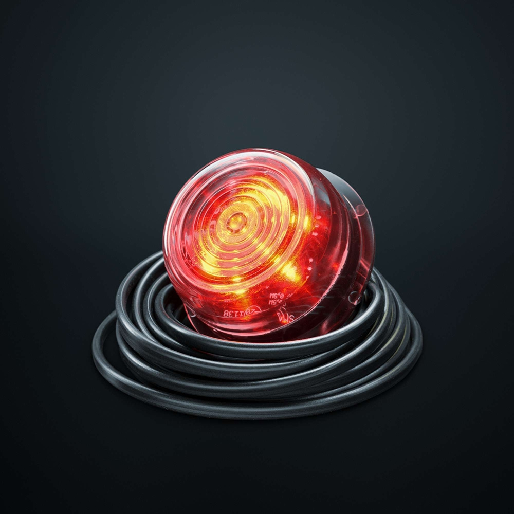 Strands Viking Positionslicht 6 LED, Rot