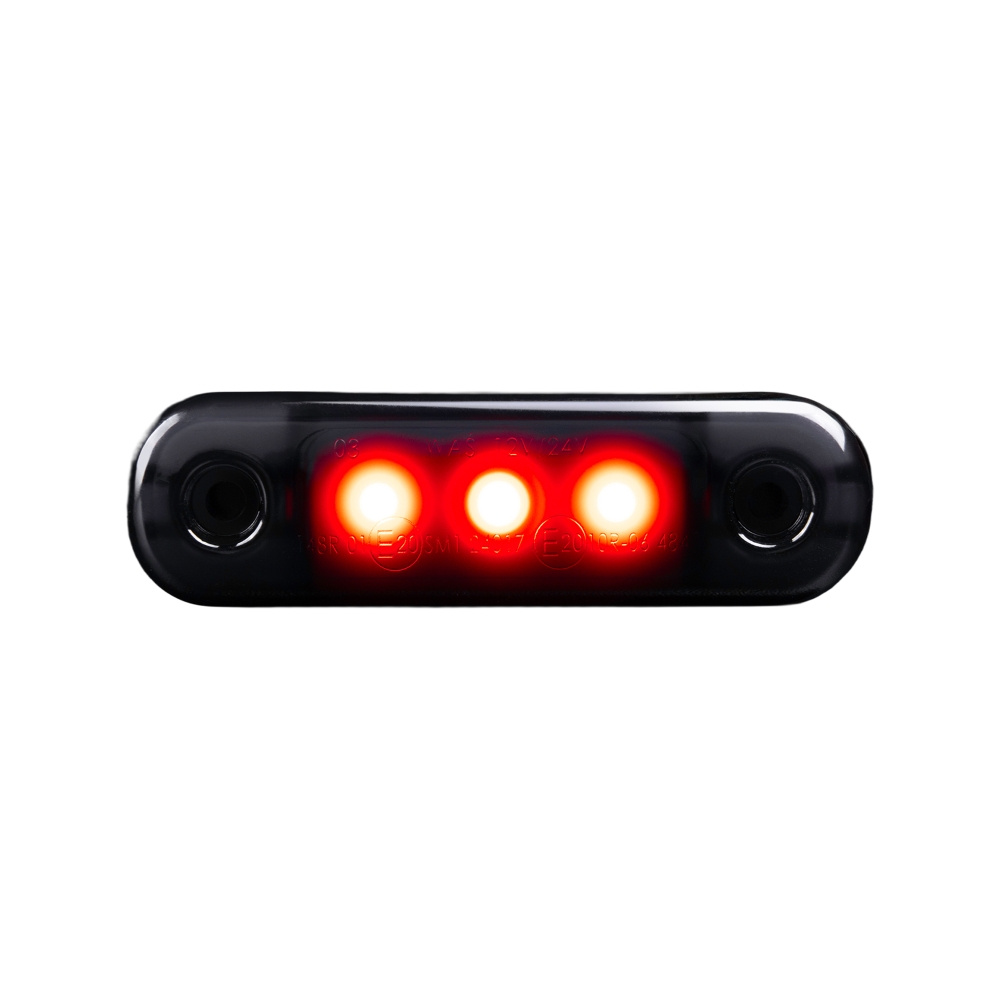 Strands Dark Knight Super Dark Slim rotes Positionslicht