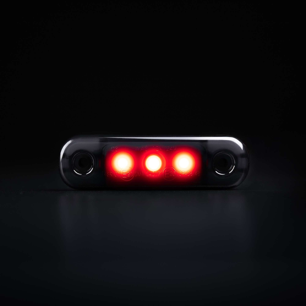 Strands Dark Knight Super Dark Slim rotes Positionslicht