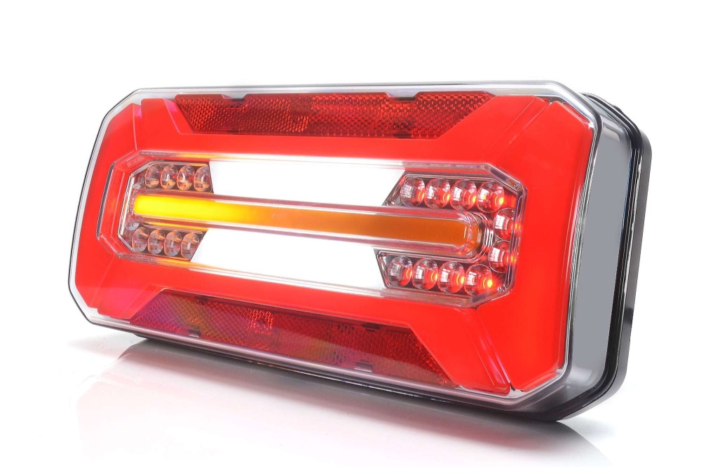 Strands 5-Funktions-LED-Rücklicht - Universal, 12-24V DC, dynamischer Blinker, IP66/68