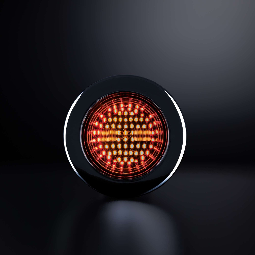 Strands Dark Knight Ize LED Rück-/Bremslicht Rund