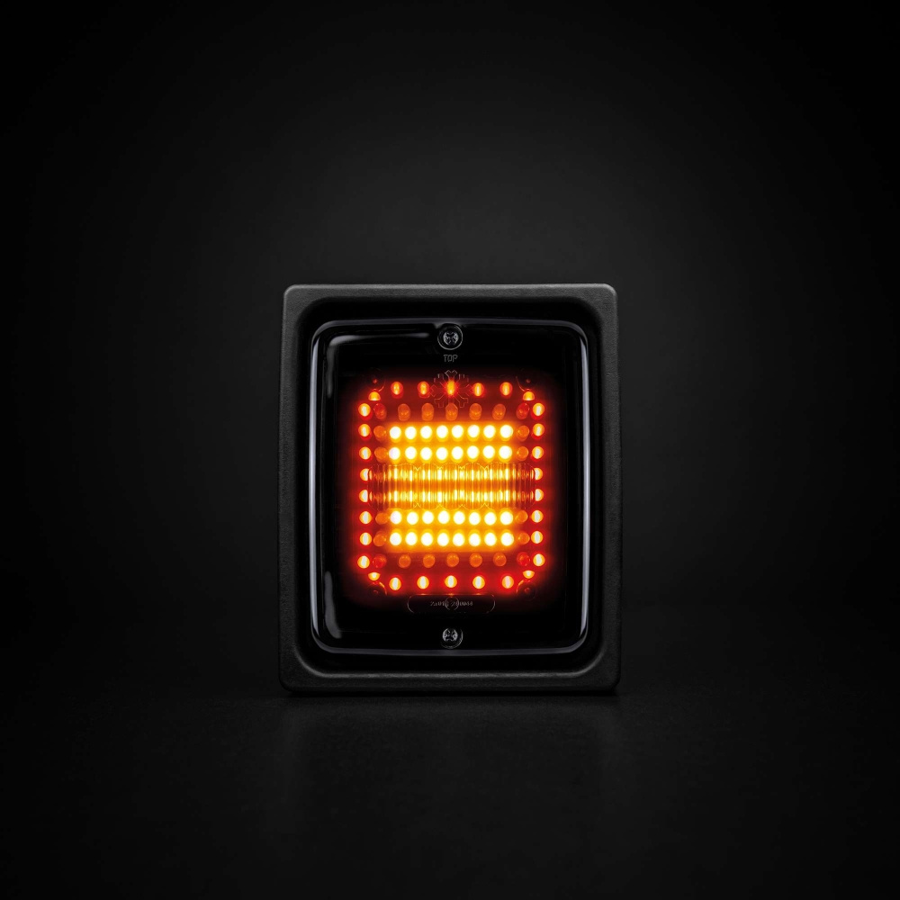 Strands Dark Knight Square Ize LED, Rück-/Brems-/Blinklicht