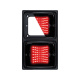 Strands Ize LED Frame Double Strands Ize LED Frame Double
