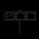 Strands Ize LED Frame 3Xsquare Strands Ize LED Frame 3Xsquare