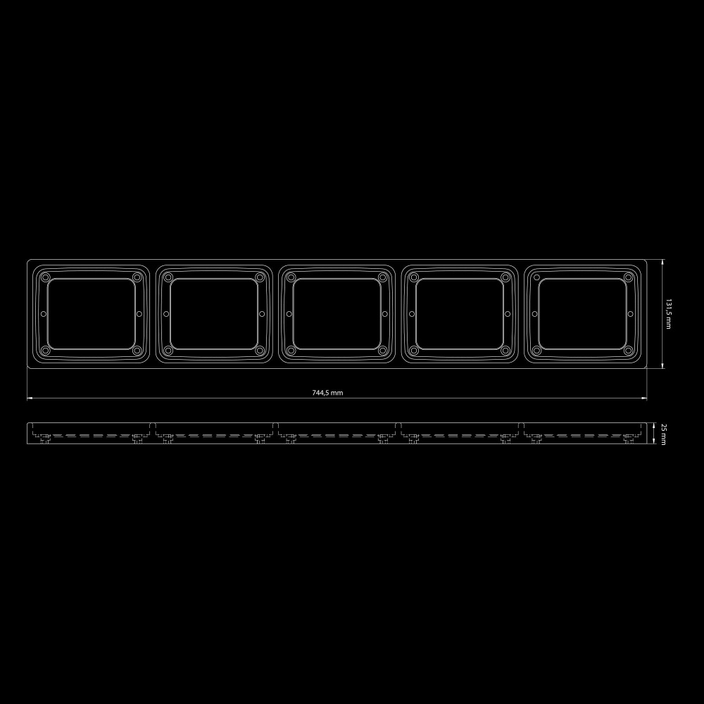 Strands Ize LED Frame 5Xsquare