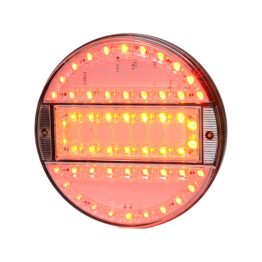Strands Rund LED 3 Kammer 12-24V, 142 mm Durchmesser, klare Linse