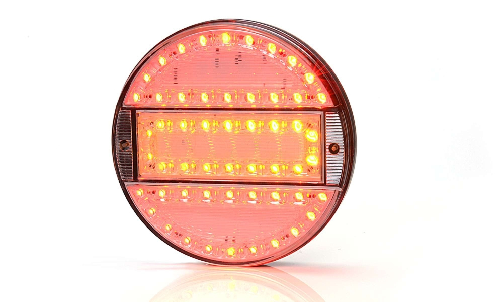 Strands Rund LED 3 Kammer 12-24V, 142 mm Durchmesser, klare Linse