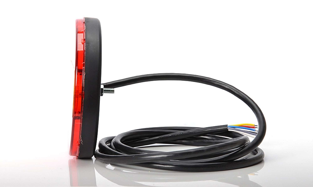 Strands Rund LED 5 Kammer 12-24V, 142 mm Durchmesser, farbige Linse