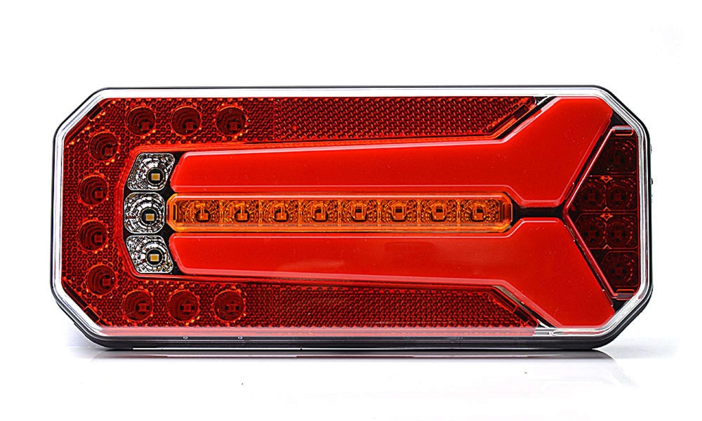 Strands LED Rückleuchte universal 12-24V, 5 Funktionen. Dynamischer Blinker