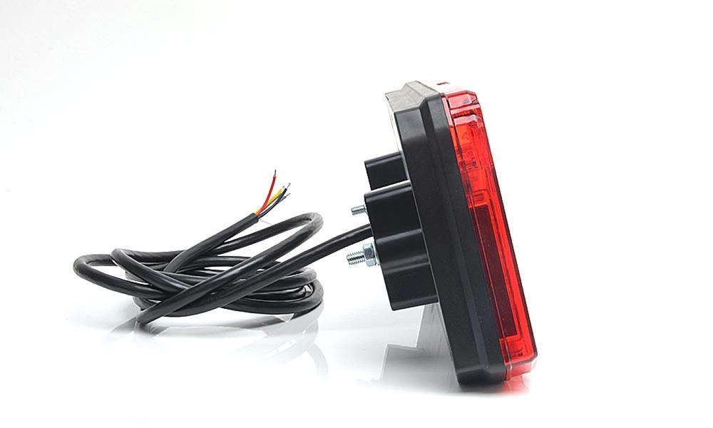 Strands Rückleuchte 5 Kammer LED links, 12-24V DC Rück, Bremse, Rückfahr, Nebel, Blinker