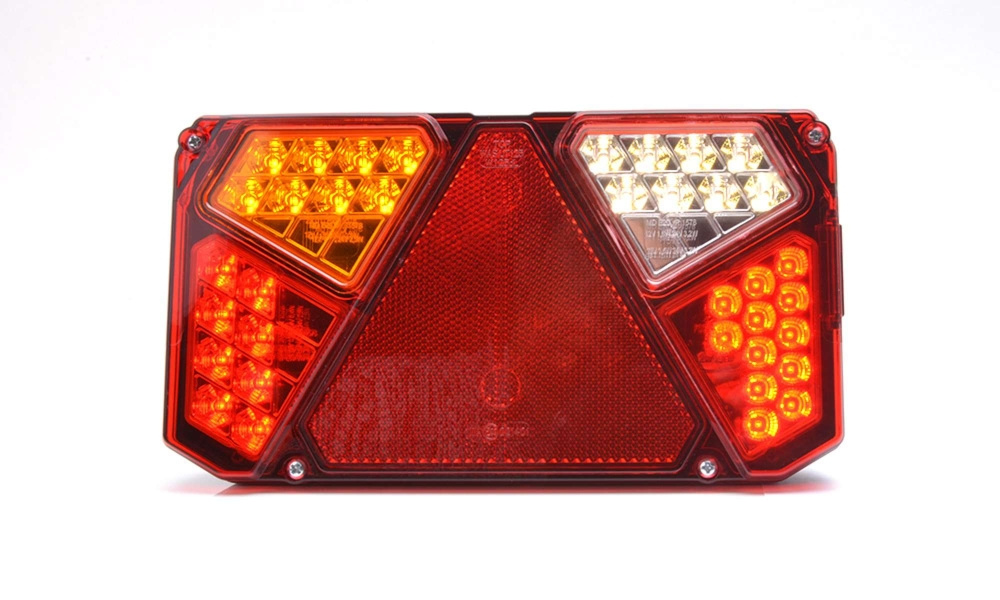 Strands Rückleuchte 5 Kammer LED links, 12-24V DC Rück, Bremse, Rückfahr, Nebel, Blinker