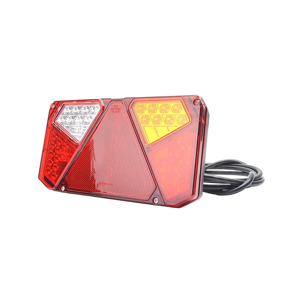 Strands 5-Kammer-LED-Rückleuchte rechts, 12-24V DC hinten, Bremslicht, Rückfahrlicht, Dimmlicht, Blinker