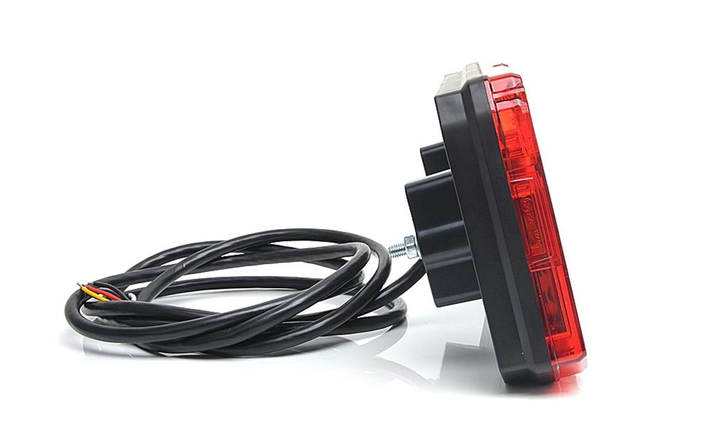 Strands 5-Kammer-LED-Rückleuchte rechts, 12-24V DC hinten, Bremslicht, Rückfahrlicht, Dimmlicht, Blinker