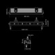 Strands Dark Knight NUUK LED-Leiste 14 Strands Dark Knight NUUK LED-Leiste 14