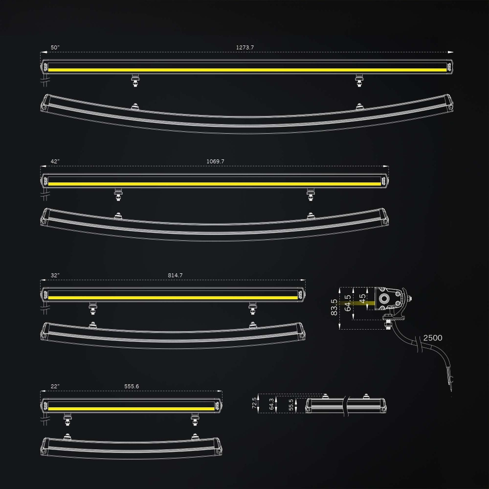 Strands Siberia XP Src LED-Leiste 22