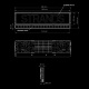 Strands NUUK E-Line schwarze LED-Leiste 20 Strands NUUK E-Line schwarze LED-Leiste 20
