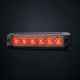 Strands Dark Knight Sm6 Rot Strands Dark Knight Sm6 Rot